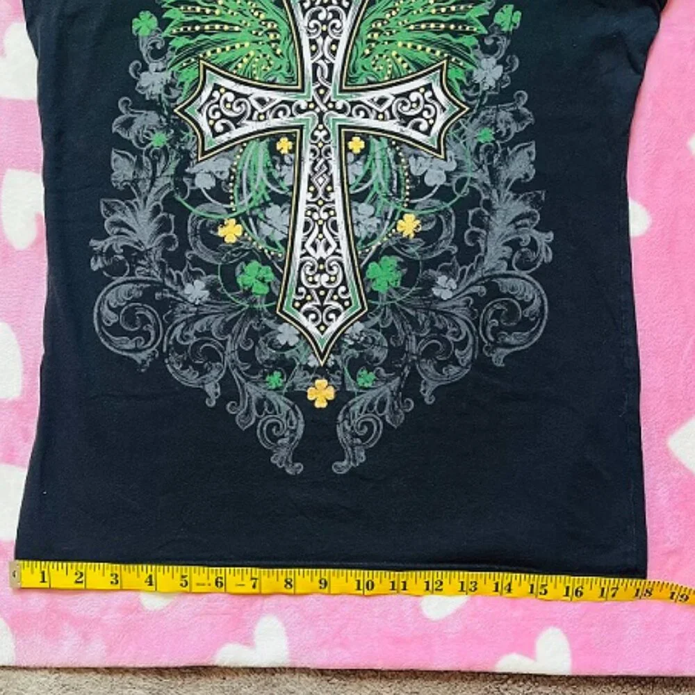st patrick's cross shirt size L - Picture 4 of 5